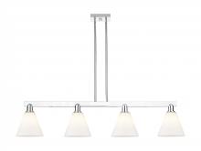 Innovations Lighting 716-4I-PC-GBC-81 - Berkshire Glass - 4 Light - 51 inch - Polished Chrome - Stem hung - Island Light