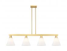 Innovations Lighting 716-4I-SG-GBC-81 - Berkshire Glass - 4 Light - 51 inch - Satin Gold - Stem hung - Island Light
