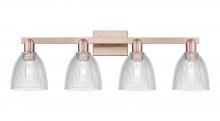 Innovations Lighting 716-4W-AC-G382 - Castile - 4 Light - 33 inch - Antique Copper - Bath Vanity Light