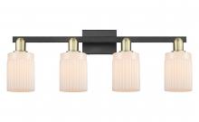 Innovations Lighting 716-4W-BAB-G341 - Hadley - 4 Light - 32 inch - Black Antique Brass - Bath Vanity Light