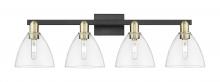 Innovations Lighting 716-4W-BAB-GBD-752 - Bristol - 4 Light - 35 inch - Black Antique Brass - Bath Vanity Light