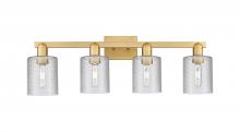 Innovations Lighting 716-4W-BB-G112 - Cobbleskill - 4 Light - 32 inch - Brushed Brass - Bath Vanity Light