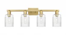 Innovations Lighting 716-4W-BB-G342 - Hadley - 4 Light - 32 inch - Brushed Brass - Bath Vanity Light
