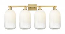 Innovations Lighting 716-4W-BB-G482-7OP - Brookhaven Cloche - 4 Light - 36 inch - Brushed Brass - Bath Vanity Light