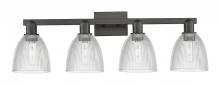 Innovations Lighting 716-4W-BK-G382 - Castile - 4 Light - 33 inch - Matte Black - Bath Vanity Light