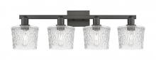 Innovations Lighting 716-4W-BK-G402 - Niagara - 4 Light - 34 inch - Matte Black - Bath Vanity Light