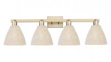 Innovations Lighting 716-4W-CB-NBD-75-NAT - Bristol Natural - 4 Light - 36 inch - Champagne Bronze - Bath Vanity Light