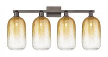 Innovations Lighting 716-4W-OB-G482-7AM - Brookhaven Cloche - 4 Light - 36 inch - Oil Rubbed Bronze - Bath Vanity Light
