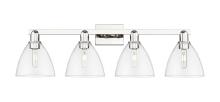 Innovations Lighting 716-4W-PN-GBD-752 - Bristol - 4 Light - 35 inch - Polished Nickel - Bath Vanity Light