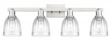 Innovations Lighting 716-4W-SN-G442 - Brookfield - 4 Light - 33 inch - Brushed Satin Nickel - Bath Vanity Light