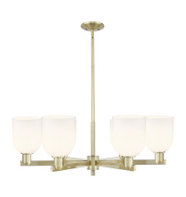 Innovations Lighting 716-6CR-AB-G558-6GWH - Bella - 6 Light - 35 inch - Antique Brass - Stem hung - Chandelier