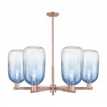 Innovations Lighting 716-6CR-AC-G482-7SB - Brookhaven Cloche - 6 Light - 24 inch - Antique Copper - Chandelier