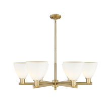 Innovations Lighting 716-6CR-BB-GBD-751 - Bristol - 6 Light - 37 inch - Brushed Brass - Stem hung - Chandelier