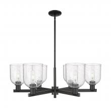 Innovations Lighting 716-6CR-BK-G558-6SDY - Bella - 6 Light - 35 inch - Matte Black - Stem hung - Chandelier