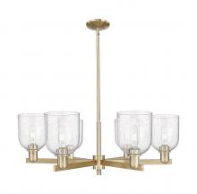 Innovations Lighting 716-6CR-CB-G558-6SDY - Bella - 6 Light - 35 inch - Champagne Bronze - Stem hung - Chandelier