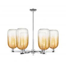 Innovations Lighting 716-6CR-PC-G482-7AM - Brookhaven Cloche - 6 Light - 24 inch - Polished Chrome - Chandelier