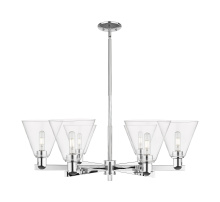 Innovations Lighting 716-6CR-PC-GBC-82 - Berkshire Glass - 6 Light - 38 inch - Polished Chrome - Stem hung - Chandelier