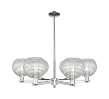 Innovations Lighting 716-6CR-PN-G122C-8CL - Athens - 6 Light - 38 inch - Polished Nickel - Stem hung - Chandelier