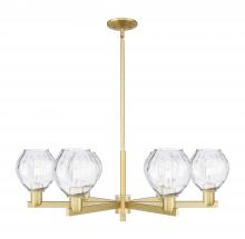 Innovations Lighting 716-6CR-SG-G362 - Waverly - 6 Light - 36 inch - Satin Gold - Stem hung - Chandelier