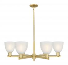 Innovations Lighting 716-6CR-SG-G381 - Castile - 6 Light - 36 inch - Satin Gold - Stem hung - Chandelier
