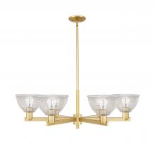 Innovations Lighting 716-6CR-SG-G422 - Arietta - 6 Light - 38 inch - Satin Gold - Stem hung - Chandelier