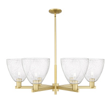 Innovations Lighting 716-6CR-SG-GBD-94 - Bristol - 6 Light - 39 inch - Satin Gold - Stem hung - Chandelier