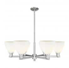 Innovations Lighting 716-6CR-SN-GBD-751 - Bristol - 6 Light - 37 inch - Satin Nickel - Stem hung - Chandelier