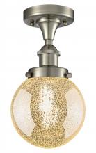 Innovations Lighting 916-1C-SN-G208-6 - Beacon - 1 Light - 6 inch - Brushed Satin Nickel - Semi-Flush Mount