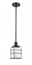 Innovations Lighting 916-1S-BK-G51-CE - Bell Cage - 1 Light - 5 inch - Matte Black - Mini Pendant