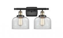 Innovations Lighting 916-2W-BAB-G72 - Bell - 2 Light - 18 inch - Black Antique Brass - Bath Vanity Light