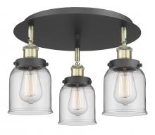 Innovations Lighting 916-3C-BAB-G52 - Edison - 3 Light - 17 inch - Black Antique Brass - Flush Mount