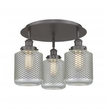 Innovations Lighting 916-3C-OB-G262 - Edison - 3 Light - 18 inch - Oil Rubbed Bronze - Flush Mount