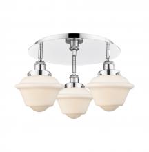 Innovations Lighting 916-3C-PC-G531 - Oxford - 3 Light - 19 inch - Polished Chrome - Flush Mount