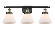 Innovations Lighting 916-3W-BAB-G41 - Cone - 3 Light - 28 inch - Black Antique Brass - Bath Vanity Light