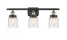 Innovations Lighting 916-3W-BAB-G513 - Bell - 3 Light - 26 inch - Black Antique Brass - Bath Vanity Light