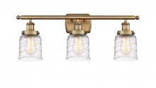 Innovations Lighting 916-3W-BB-G513 - Bell - 3 Light - 26 inch - Brushed Brass - Bath Vanity Light
