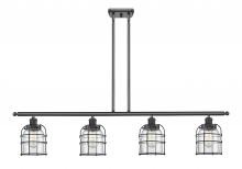 Innovations Lighting 916-4I-BK-G52-CE - Bell Cage - 4 Light - 48 inch - Matte Black - Stem Hung - Island Light