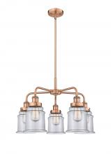 Innovations Lighting 916-5CR-AC-G182 - Canton - 5 Light - 25 inch - Antique Copper - Chandelier