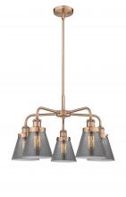 Innovations Lighting 916-5CR-AC-G63 - Cone - 5 Light - 25 inch - Antique Copper - Chandelier