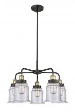 Innovations Lighting 916-5CR-BAB-G182 - Canton - 5 Light - 25 inch - Black Antique Brass - Chandelier