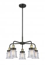 Innovations Lighting 916-5CR-BAB-G184S - Canton - 5 Light - 24 inch - Black Antique Brass - Chandelier