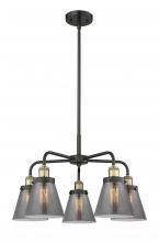 Innovations Lighting 916-5CR-BAB-G63 - Cone - 5 Light - 25 inch - Black Antique Brass - Chandelier