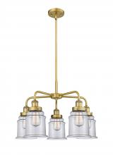 Innovations Lighting 916-5CR-BB-G182 - Canton - 5 Light - 25 inch - Brushed Brass - Chandelier