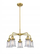 Innovations Lighting 916-5CR-BB-G182S - Canton - 5 Light - 24 inch - Brushed Brass - Chandelier