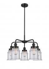 Innovations Lighting 916-5CR-BK-G184 - Whitney - 5 Light - 25 inch - Matte Black - Chandelier