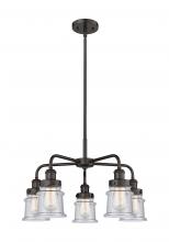 Innovations Lighting 916-5CR-OB-G184S - Canton - 5 Light - 24 inch - Oil Rubbed Bronze - Chandelier