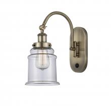 Innovations Lighting 918-1W-AB-G182 - Canton - 1 Light - 7 inch - Antique Brass - Sconce