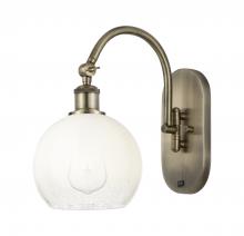 Innovations Lighting 918-1W-AB-G483-8OP - Brookhaven Globe - 1 Light - 8 inch - Antique Brass - Sconce