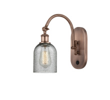 Innovations Lighting 918-1W-AC-G257 - Caledonia - 1 Light - 5 inch - Antique Copper - Sconce
