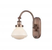 Innovations Lighting 918-1W-AC-G321 - Olean - 1 Light - 7 inch - Antique Copper - Sconce